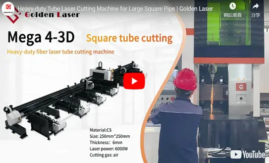 Heavy-duty Tube Laser Cutting Machine for Large Square Pipe