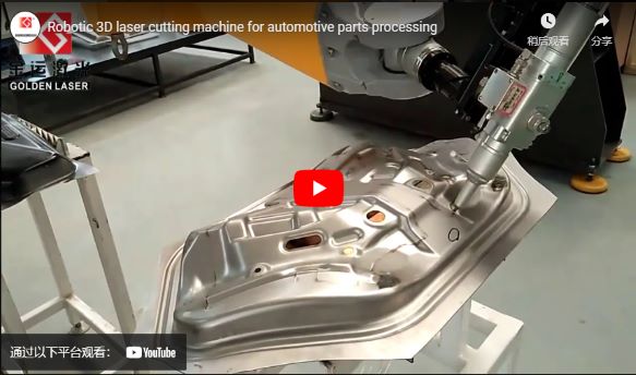 Robotic 3D Laser Cutting Machine For Automotive Parts Processing