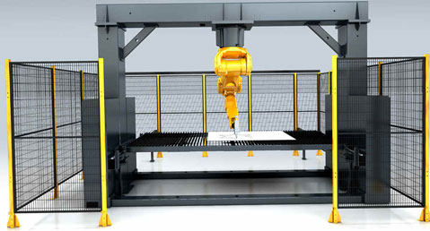 Application of 3D Robot Laser Cutting Machine