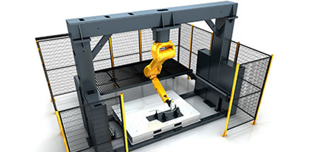 3D Robot Laser Cutting Machine with Gantry Structure