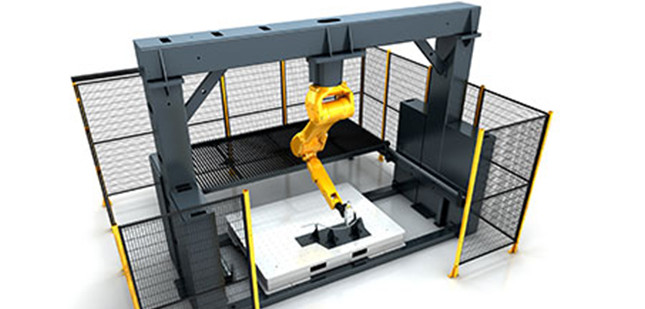 3D Robot Laser Cutting Machine with Gantry Structure