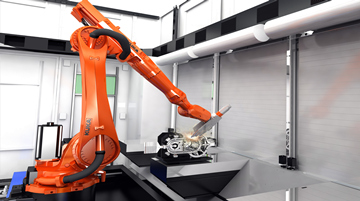 Laser Cutting Robot on the Household Appliance Manufacturing for Midea Group