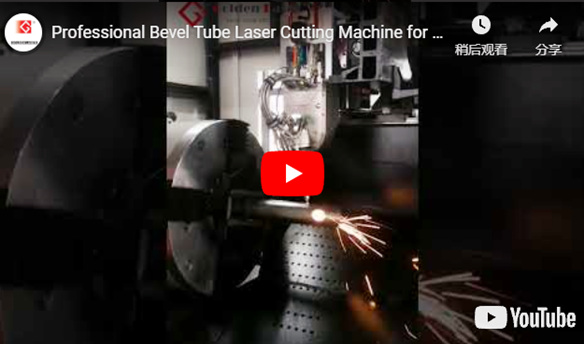 Professional Bevel Tube Laser Cutting Machine for European Client