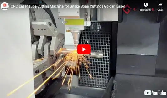 CNC Laser Tube Cutting Machine for Snake Bone Cutting