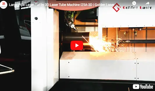 3D Tube Laser Cutting Machine for Large Diameter Pipe Cutting