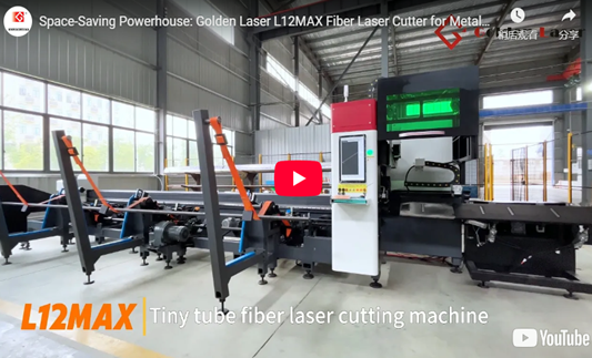 Space-Saving Powerhouse: Golden Laser L12MAX Fiber Laser Cutter for Metal Pipes